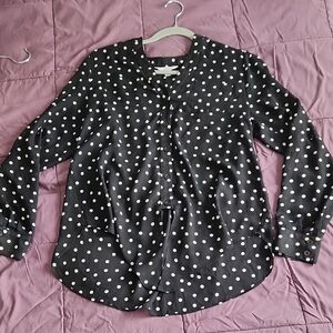 Polka Dot Blouse Size medium